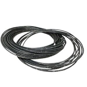 Gunmetal Multi Link Stacking Bangle Bracelets Fashion Jewelry Wrist Size 8